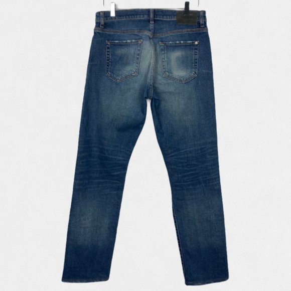 Baldwin Henley Slim Straight Jeans in Porter - Picture 6 of 11